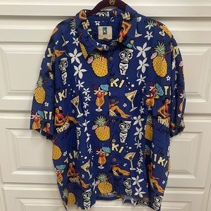 Kahala men’s rayon shirt XXL, like new